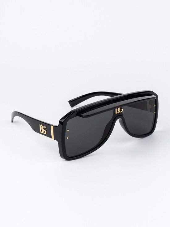 D&G Women Sunglasses Black Grey DG6205 501/87 NEW AUTHENTIC main image 6